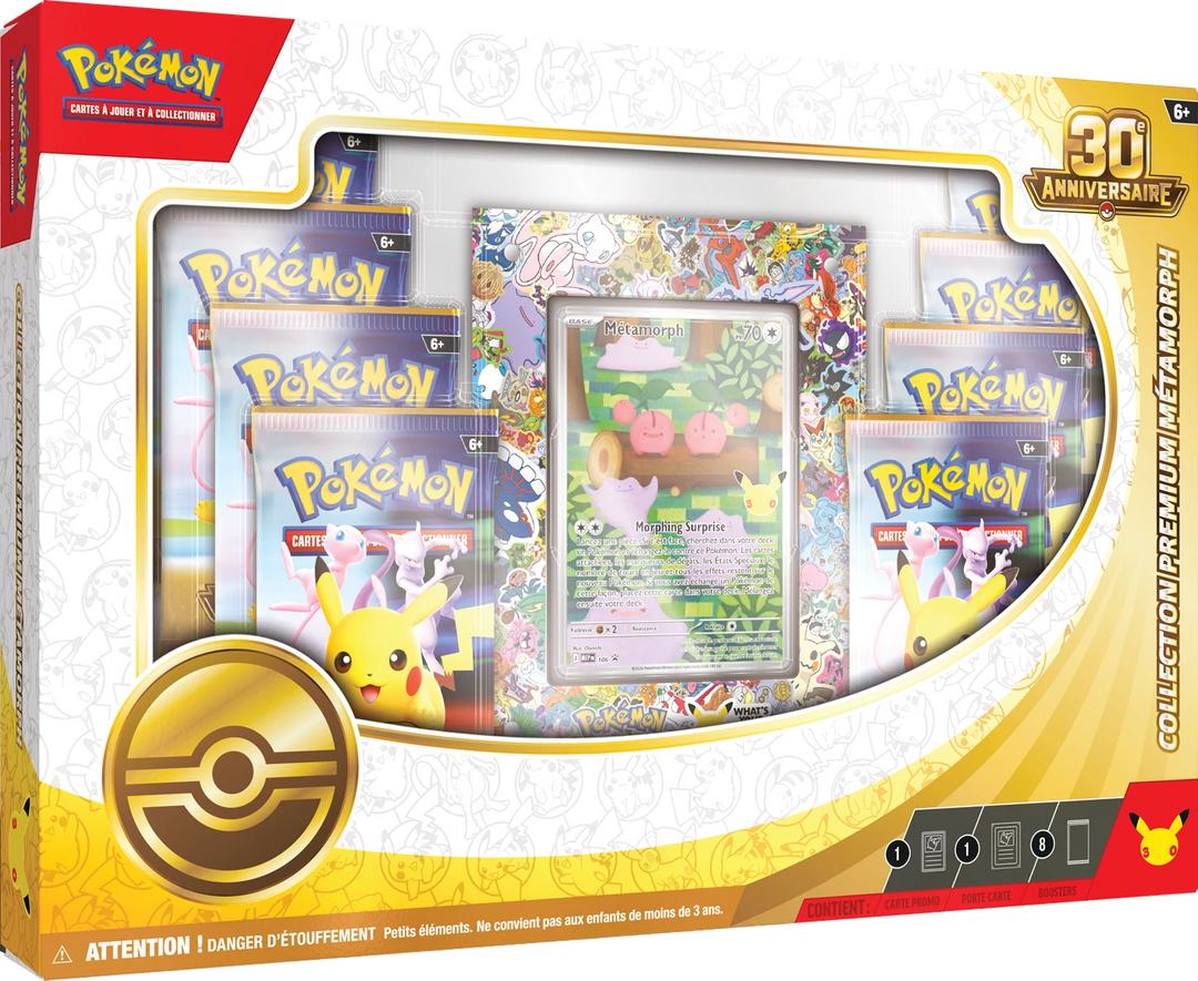 Pokémon TCG: 30e Anniversaire - Métamorph Premium Collection (FR)