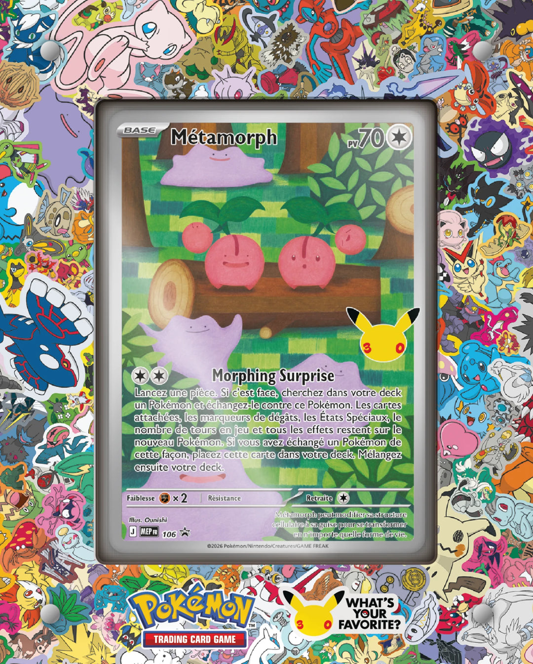 Pokémon TCG: 30e Anniversaire - Métamorph Premium Collection (FR)
