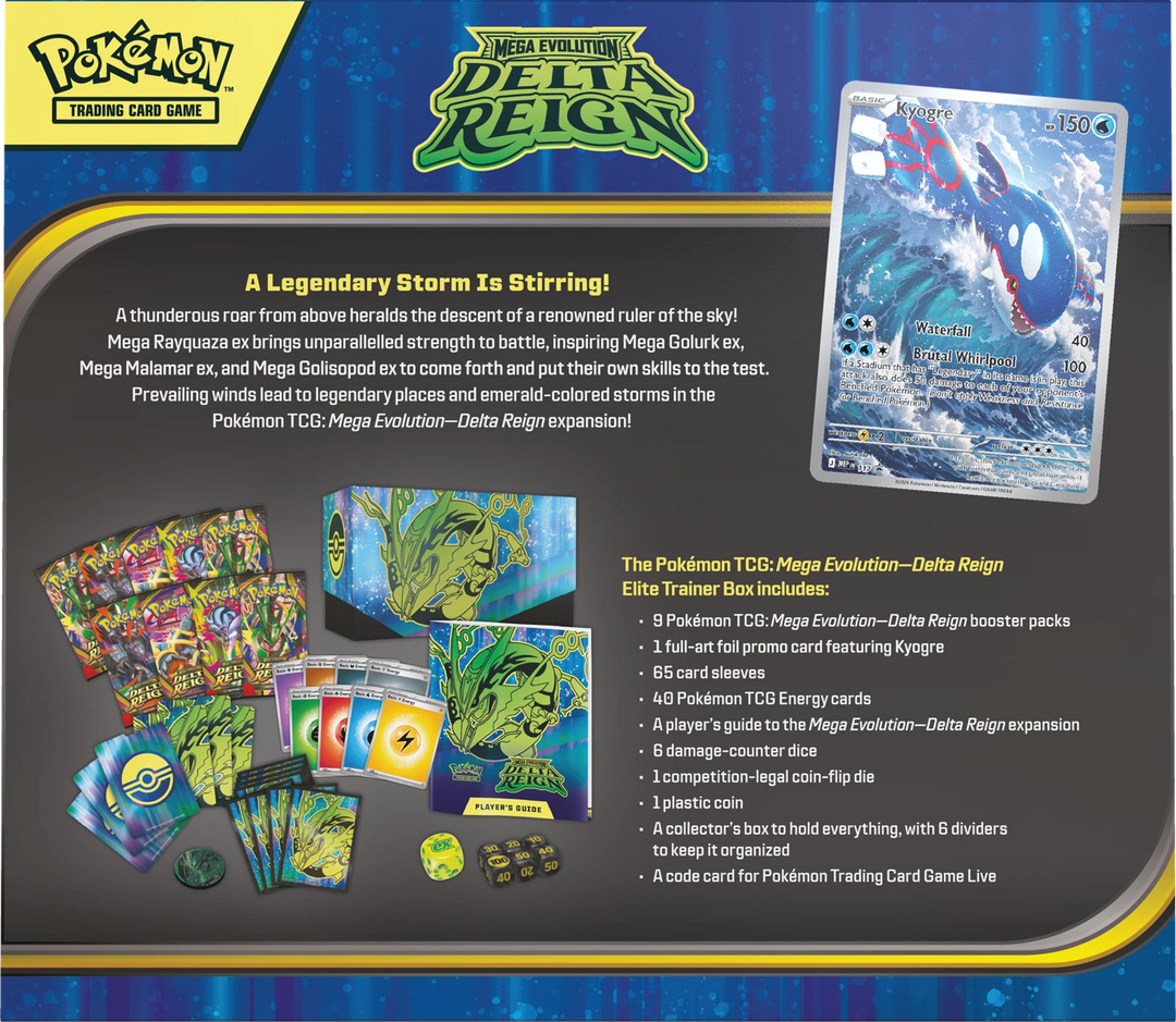 Pokémon TCG: Mega Evolution - Delta Reign - Elite Trainer Box (EN)