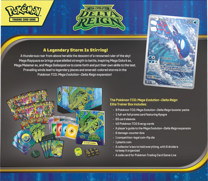 Pokémon TCG: Mega Evolution - Delta Reign - Elite Trainer Box (EN)