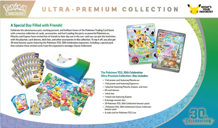 Pokémon TCG: 30th Celebration - Ultra Premium Collection - Day (EN)