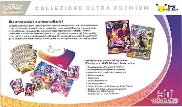 Pokémon TCG: 30 Anniversari - Ultra Premium Collection - Notte (IT)