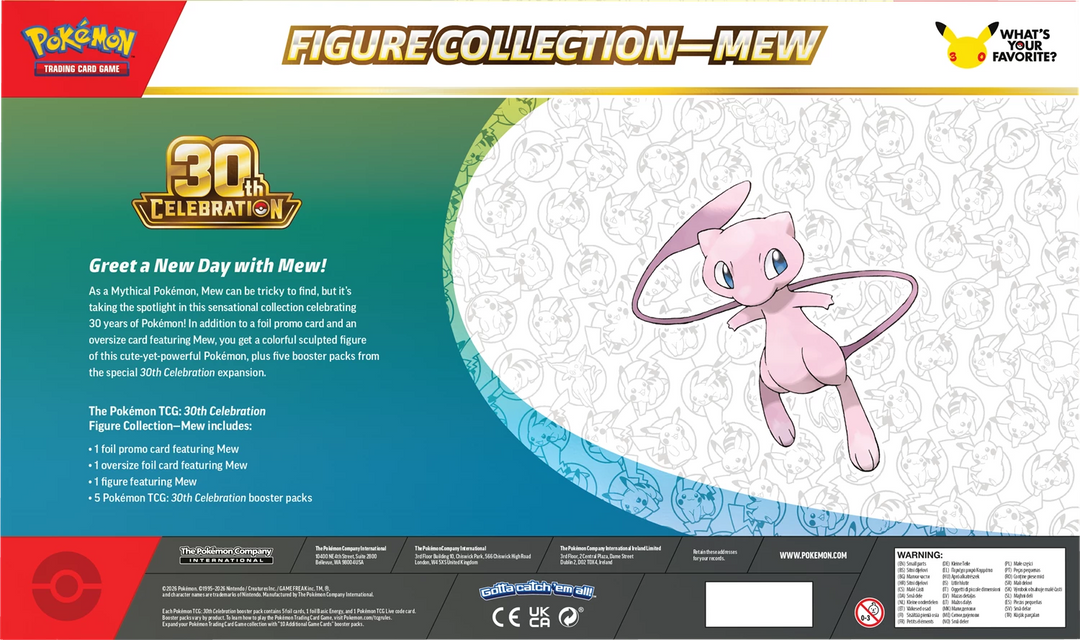 Pokémon TCG: 30th Celebration - Figure Collection - Mew (EN)