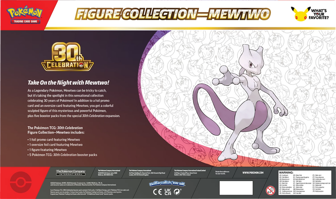 Pokémon TCG: 30th Celebration - Figure Collection - Mewtwo (EN)