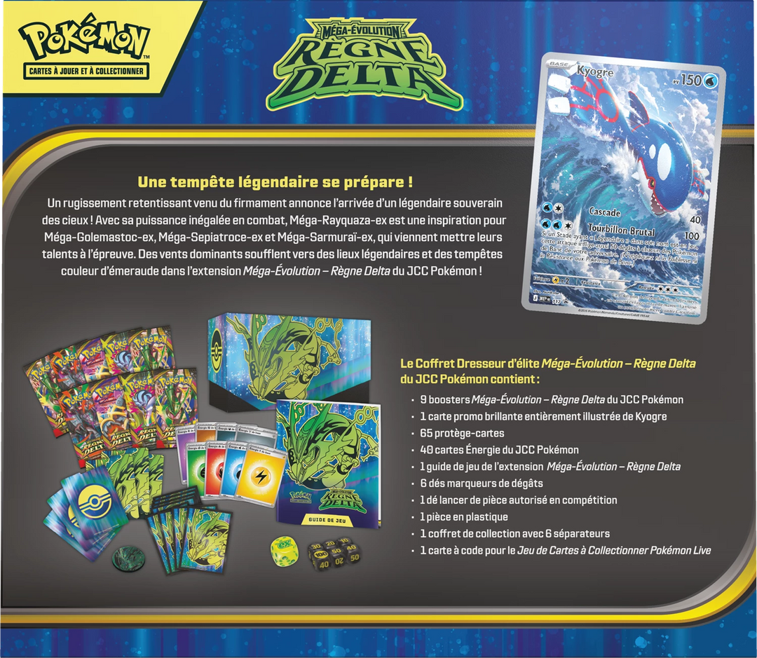 Pokémon TCG: Mega Evolution - Règne Delta - Elite Trainer Box (FR)