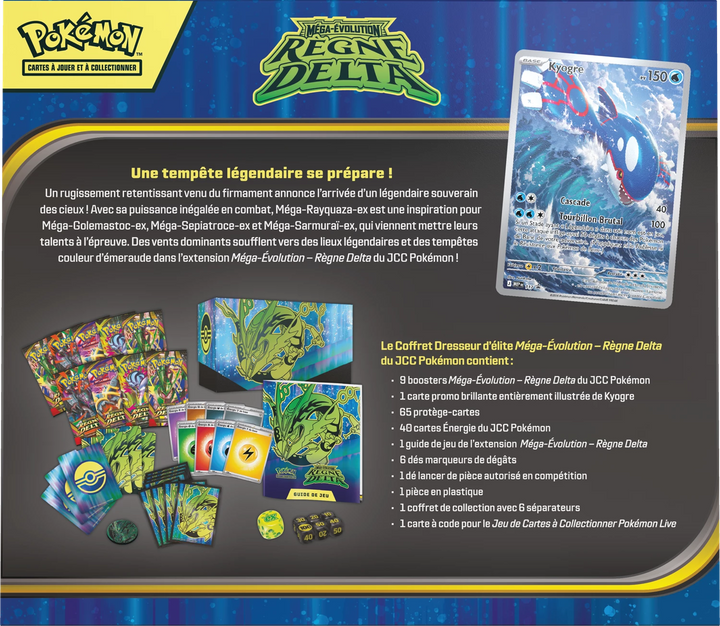 Pokémon TCG: Mega Evolution - Règne Delta - Elite Trainer Box (FR)