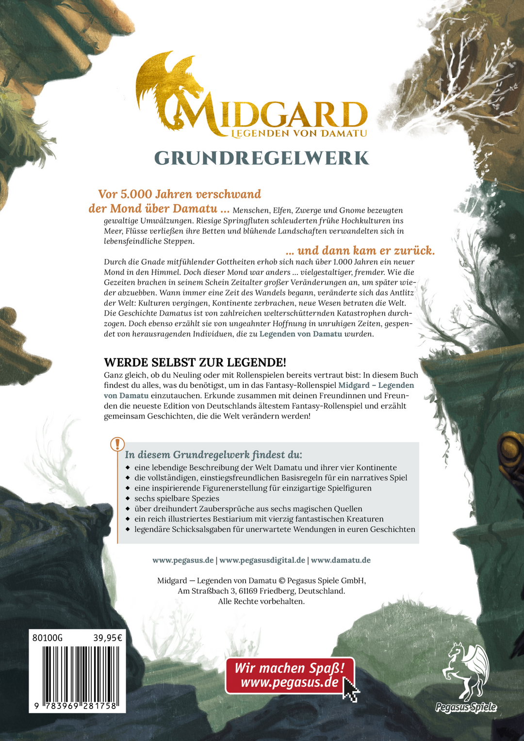 Midgard - Legenden von Damatu RPG: Grundregelwerk (DE)