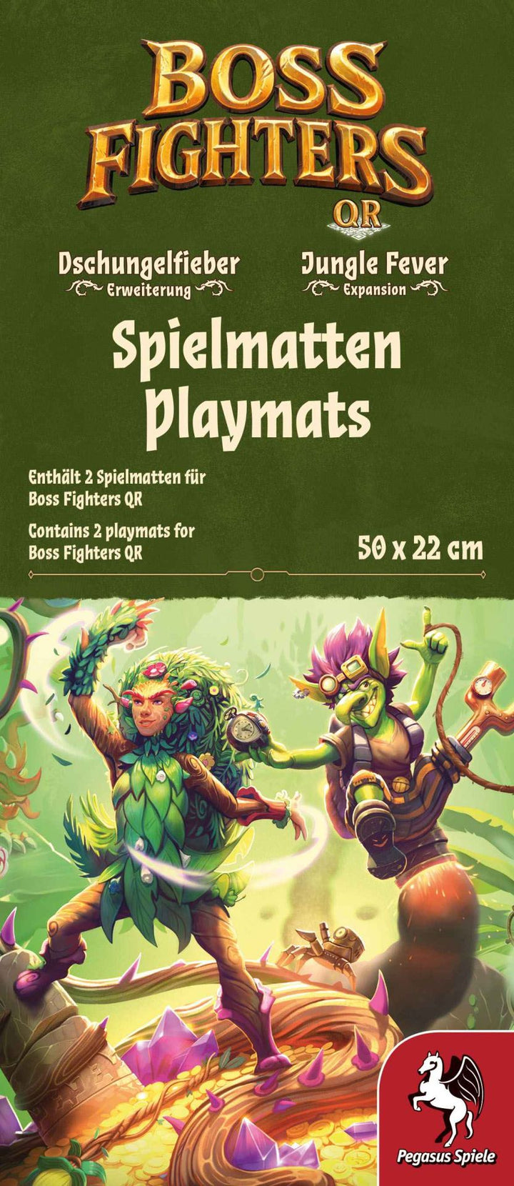 Spielmatten: Boss Fighters QR - Dryade und Goblin (2 Stück)