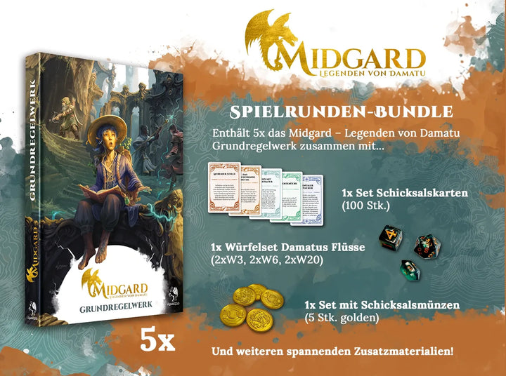 Midgard - Legenden von Damatu RPG: Spielrunden-Bundle (DE)