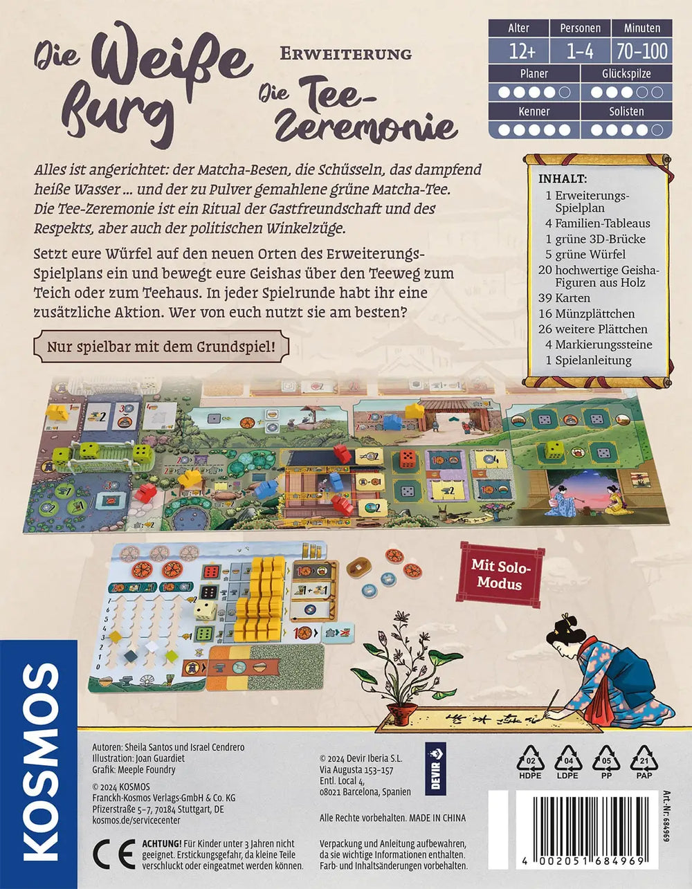 Die weisse Burg: Tee-Zeremonie (DE) - Kosmos - Board Games