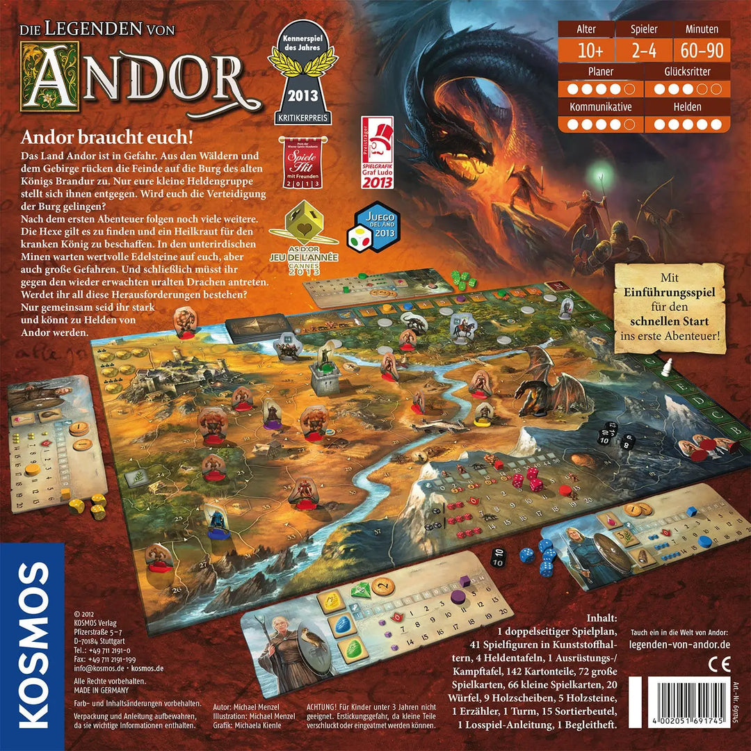 Die Legenden von Andor (DE) - Kosmos - Board Games