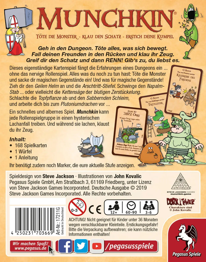 Munchkin (DE) - Pegasus Spiele - Board Games
