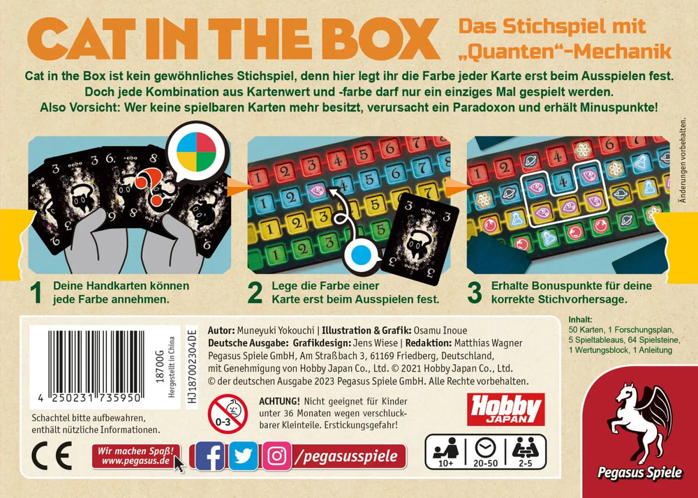 Cat in the Box (DE) - Pegasus Spiele - Board Games