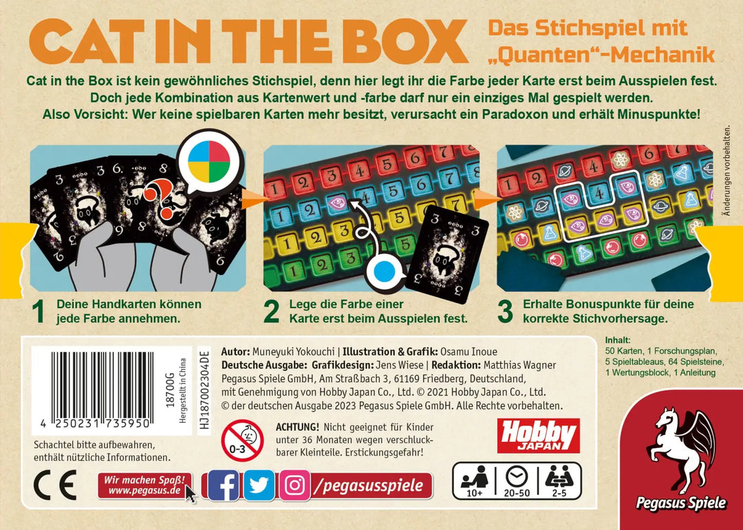 Cat in the Box (DE) - Pegasus Spiele - Board Games