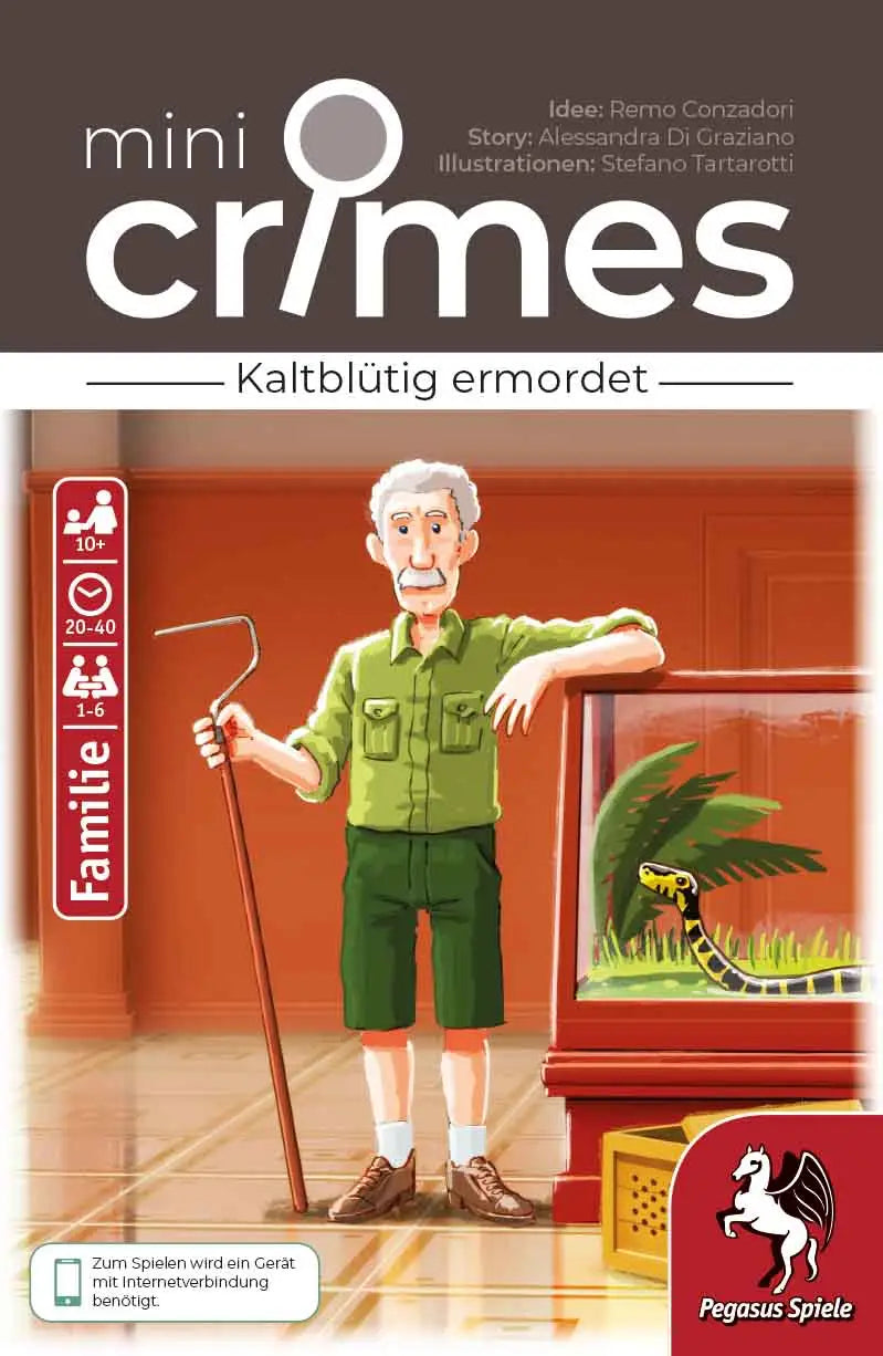 MiniCrimes: Kaltblütig ermordet (DE) - Pegasus Spiele - Board Games