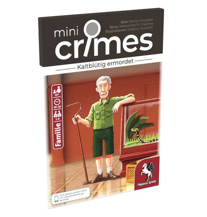 MiniCrimes: Kaltblütig ermordet (DE) - Pegasus Spiele - Board Games