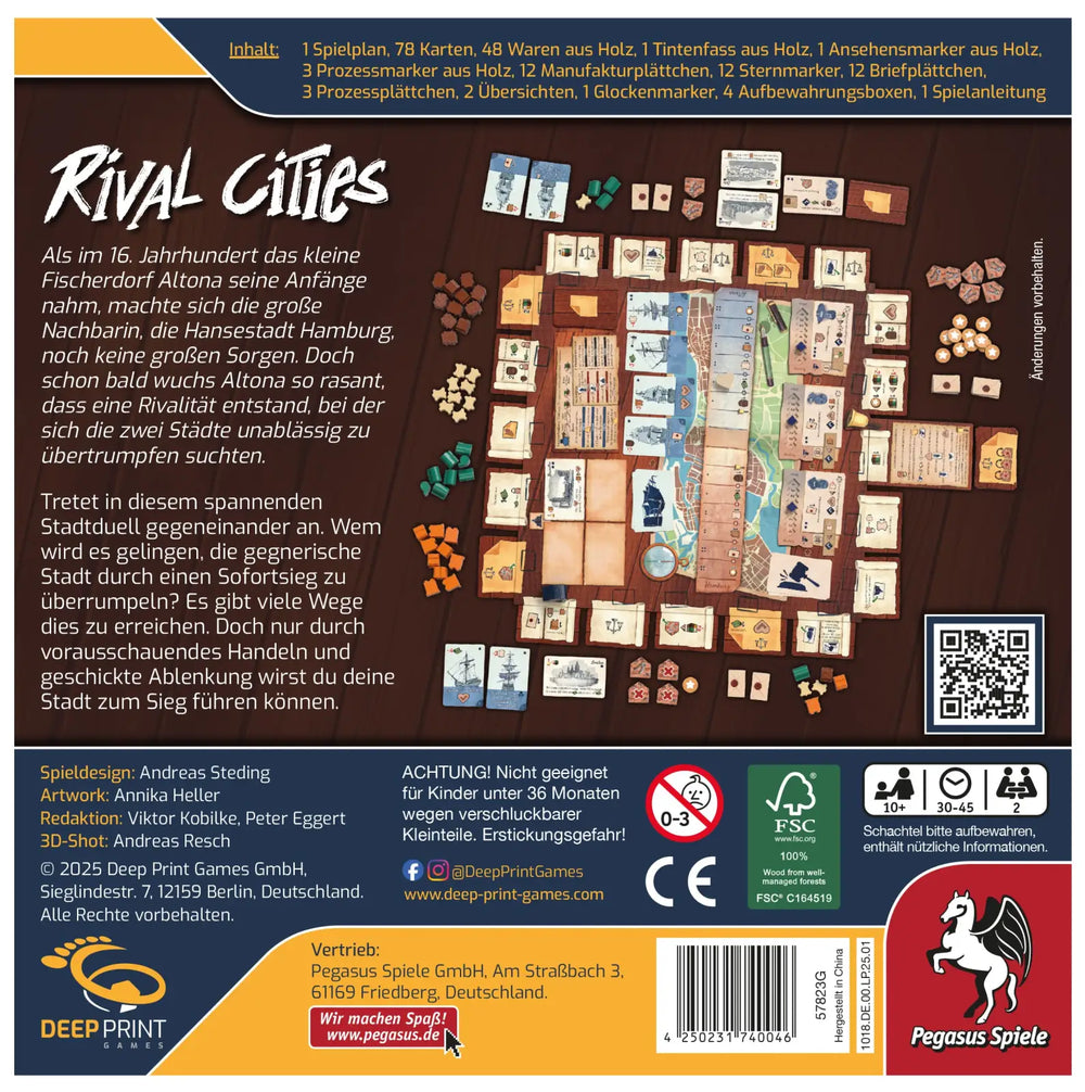 Rival Cities (DE) - Pegasus Spiele - Board Games
