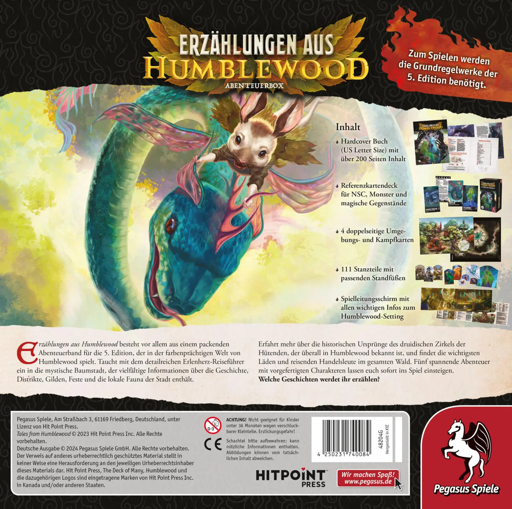 Erzählungen aus Humblewood - Adventurebox - 5E (DE) - Pegasus Spiele - Roleplaying Games