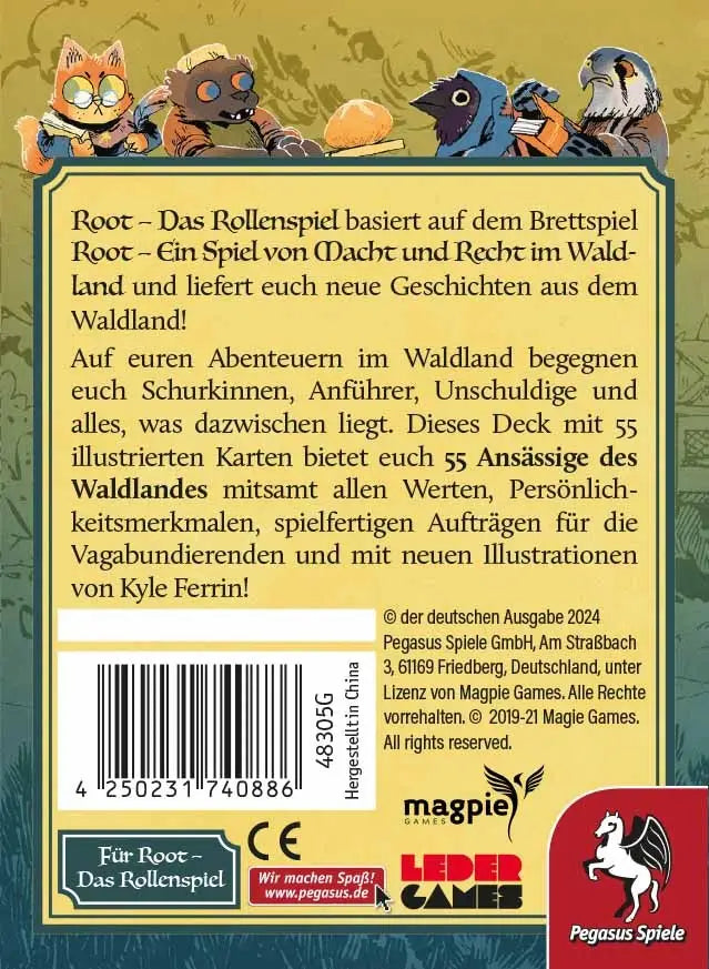 Root RPG: Waldlandkarten (DE) - Pegasus Spiele - Accessories