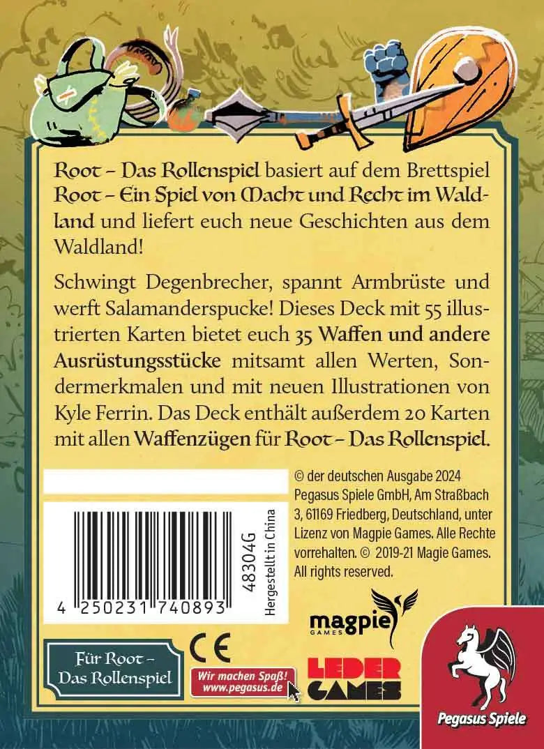 Root RPG: Ausrüstungsdeck (DE) - Pegasus Spiele - Accessories