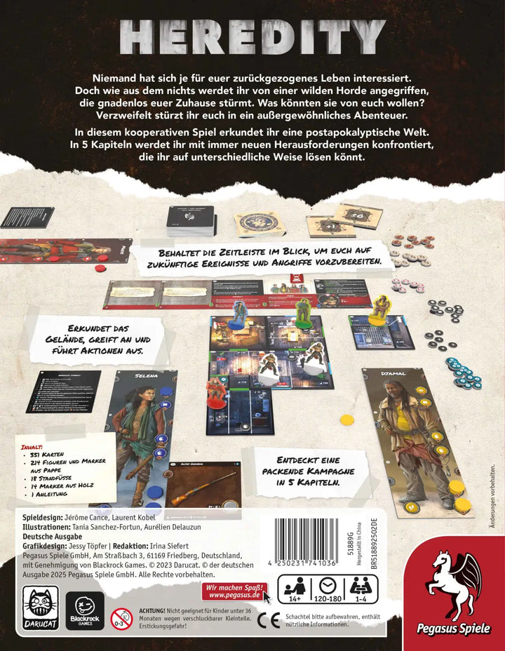 Heredity – Die Geschichte von Swan (DE) - Pegasus Spiele - Board Games