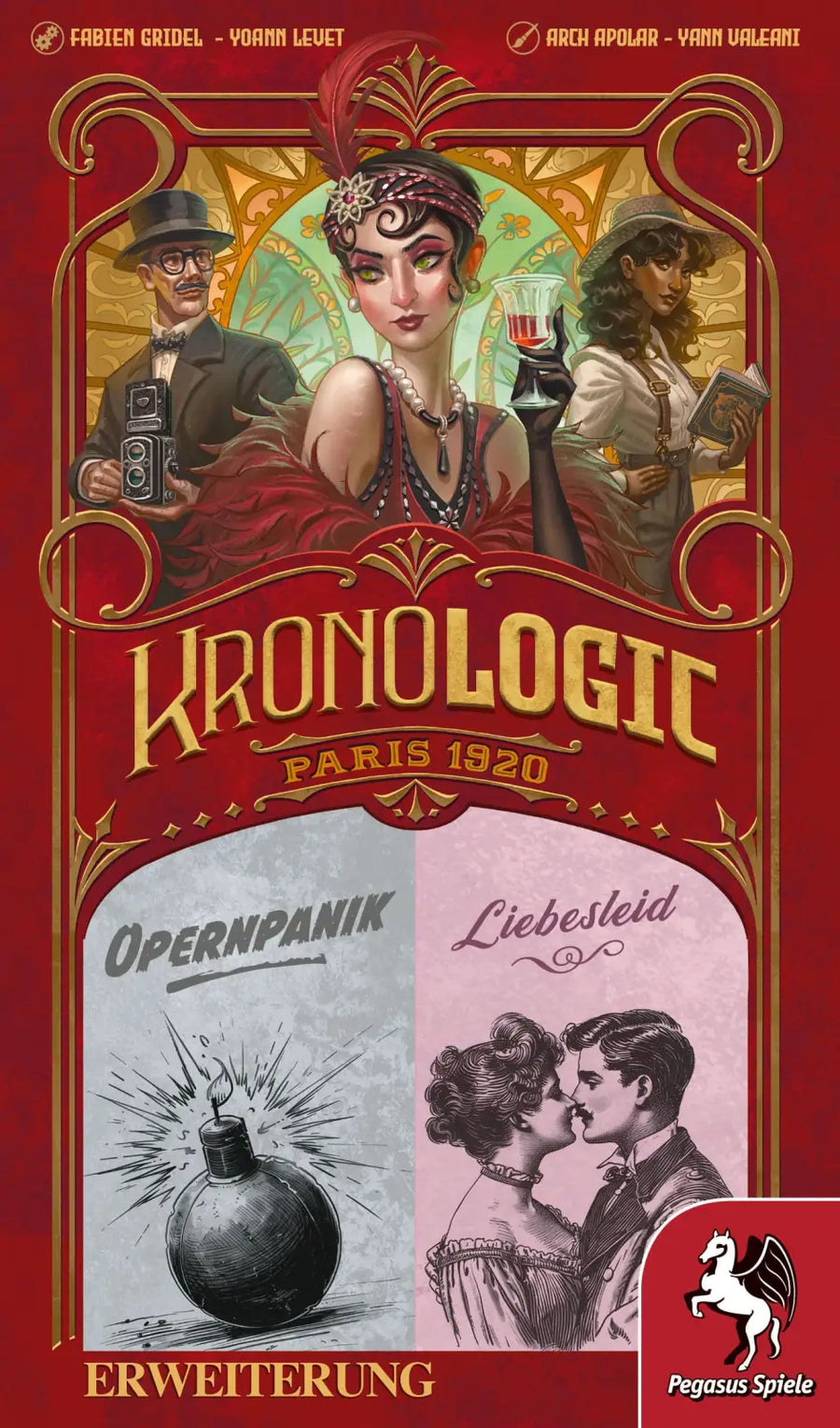 Kronologic: Paris 1920 - Liebesleid & Opernpanik (DE) - Pegasus Spiele - Board Games