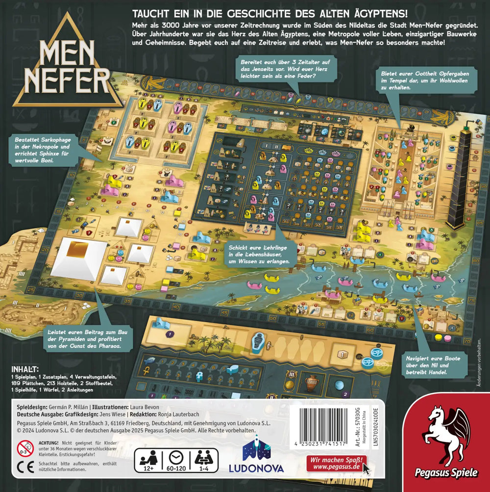 Men-Nefer (DE) - Pegasus Spiele - Board Games