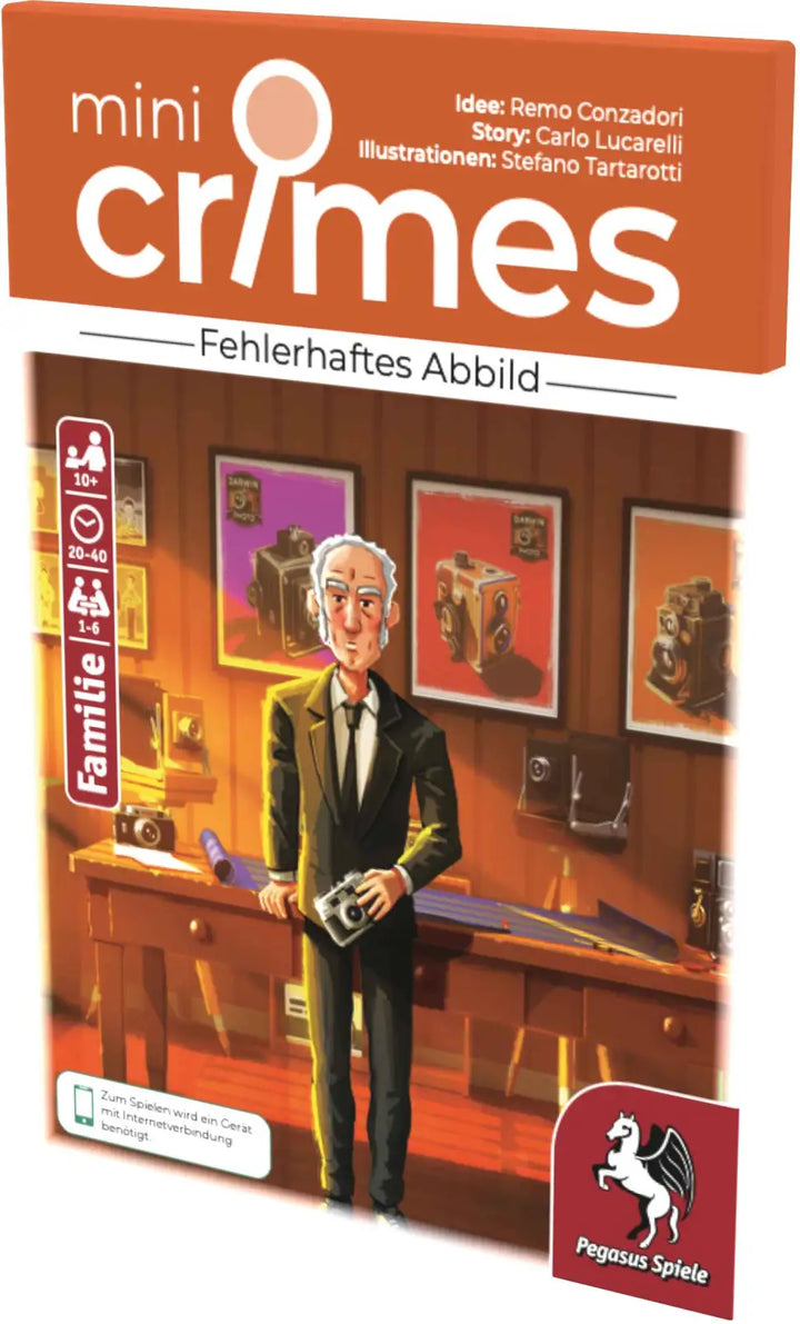 MiniCrimes: Fehlerhaftes Abbild (DE) - Pegasus Spiele - Board Games