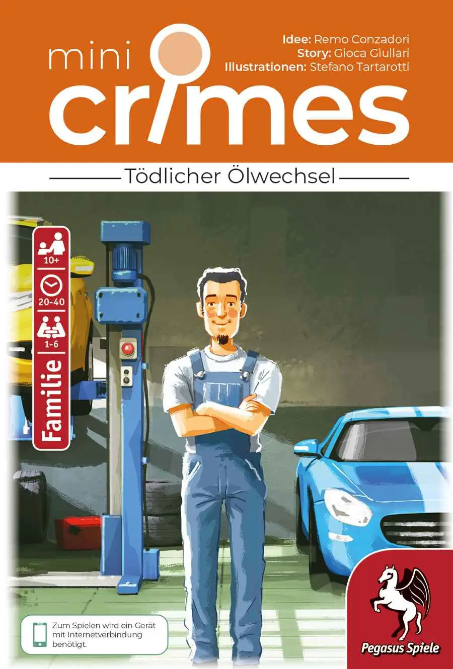 MiniCrimes: Tödlicher Ölwechsel (DE) - Pegasus Spiele - Board Games