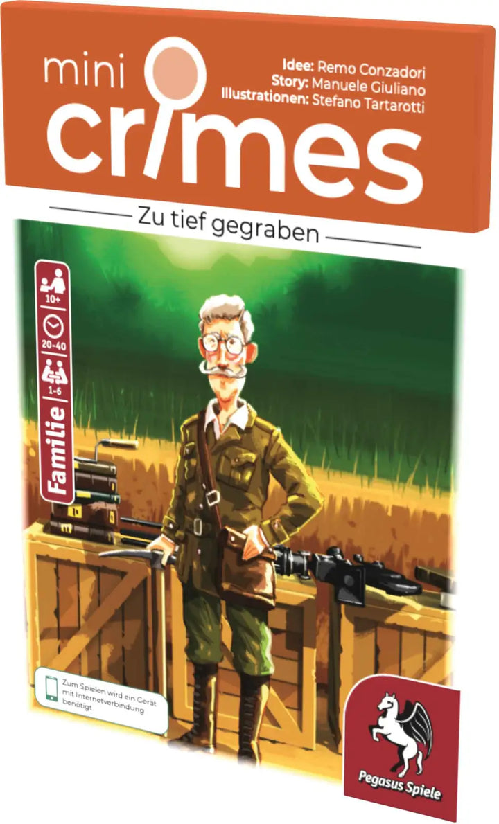 MiniCrimes: Zu tief gegraben (DE) - Pegasus Spiele - Board Games