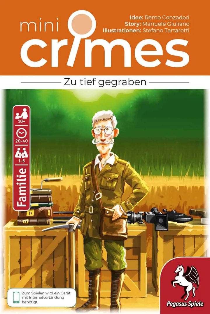 MiniCrimes: Zu tief gegraben (DE) - Pegasus Spiele - Board Games