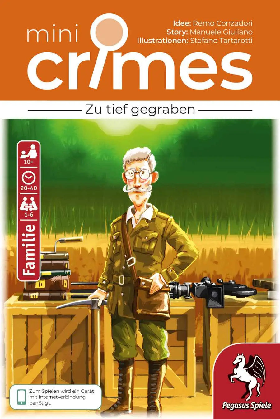 MiniCrimes: Zu tief gegraben (DE) - Pegasus Spiele - Board Games