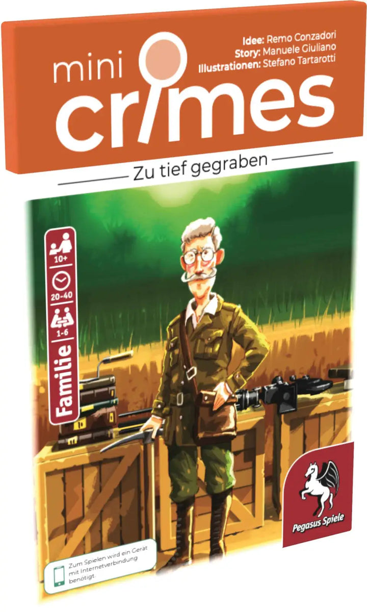 MiniCrimes: Zu tief gegraben (DE) - Pegasus Spiele - Board Games
