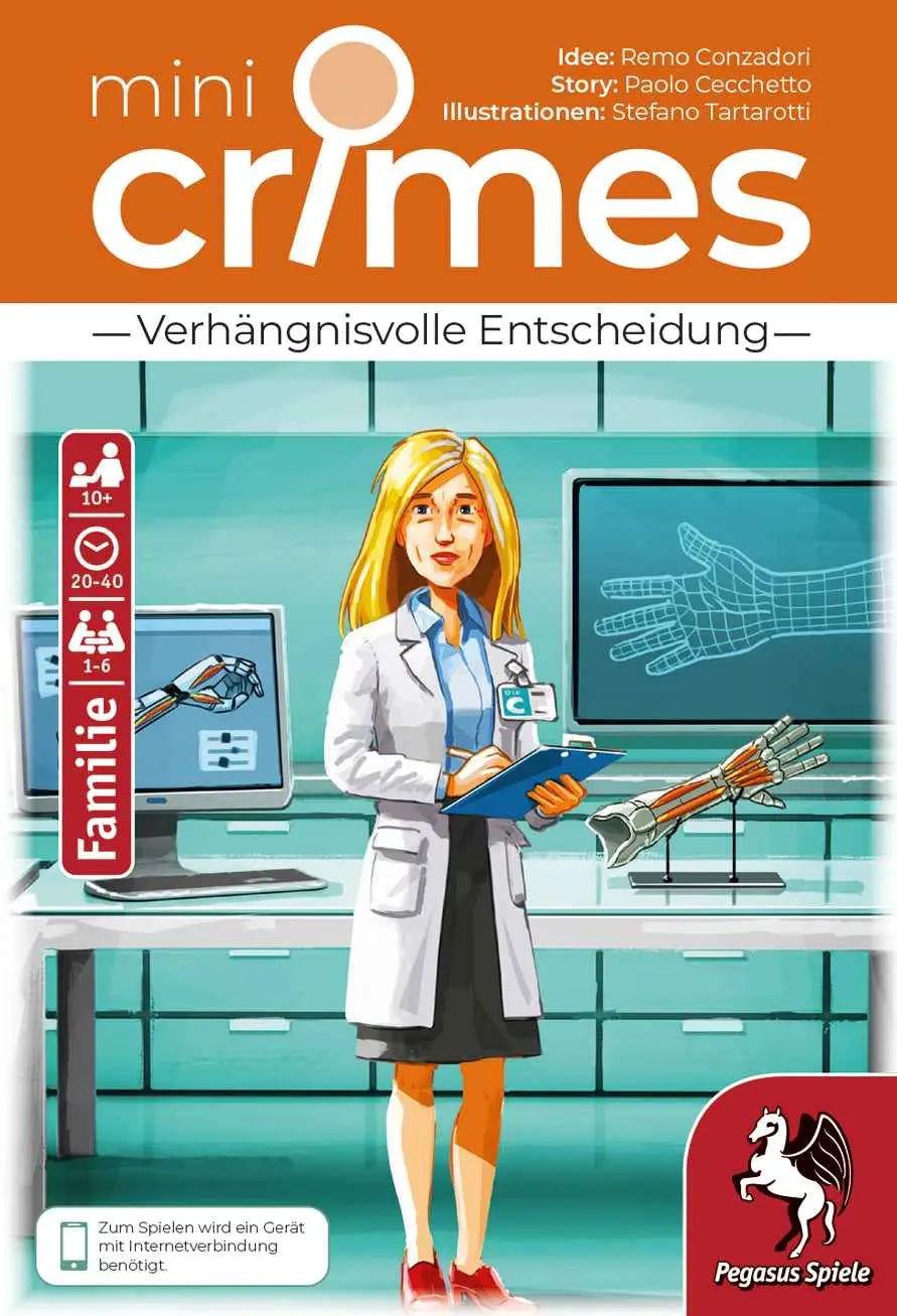MiniCrimes: Verhängnisvolle Entscheidung (DE) - Pegasus Spiele - Board Games