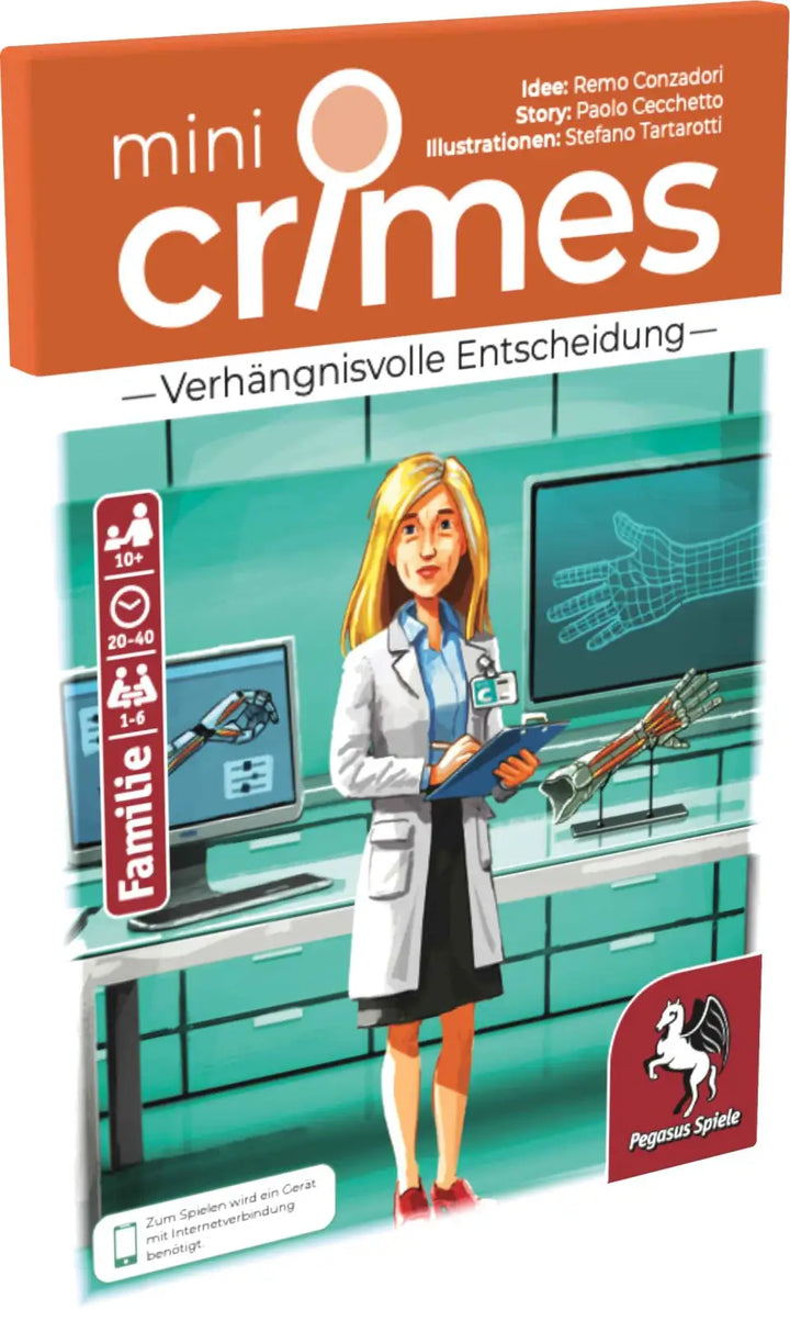 MiniCrimes: Verhängnisvolle Entscheidung (DE) - Pegasus Spiele - Board Games