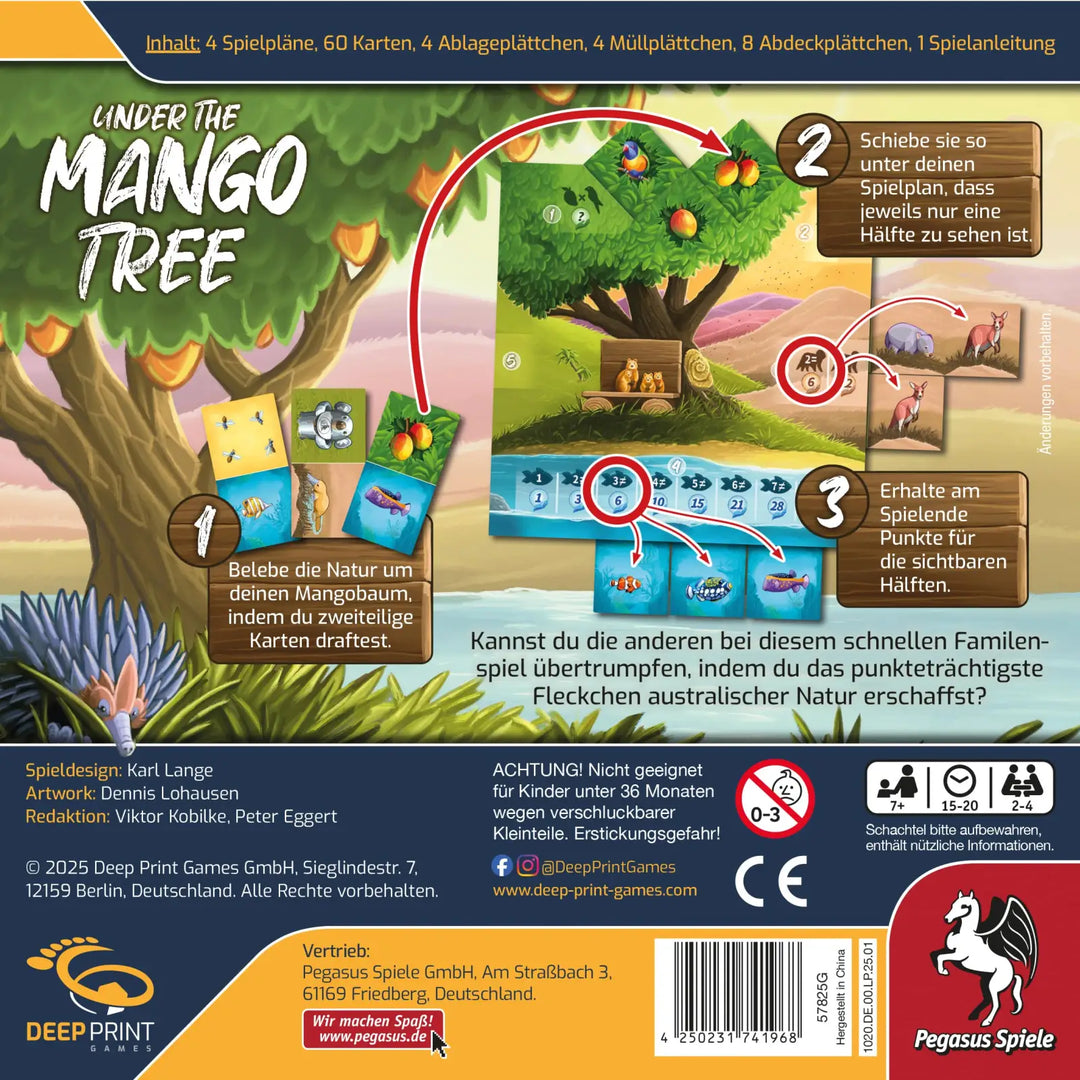 Under the Mango Tree (DE) - Pegasus Spiele - Board Games