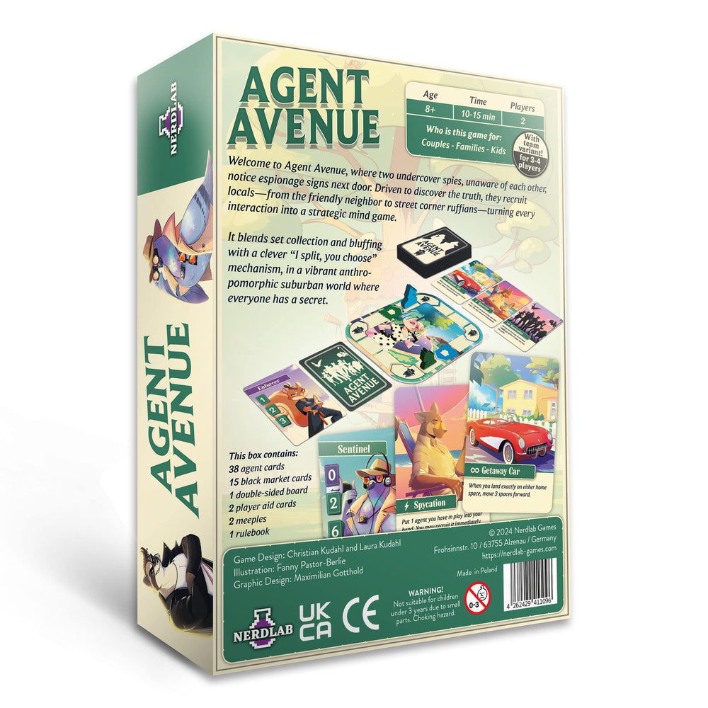 Agent Avenue (EN) - Nerdlab Games - Board Games