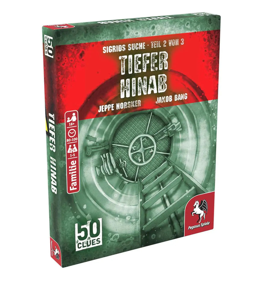 50 Clues: Tiefer hinab (Sigrids Suche Teil 2 von 3) (DE) - Pegasus Spiele - Board Games