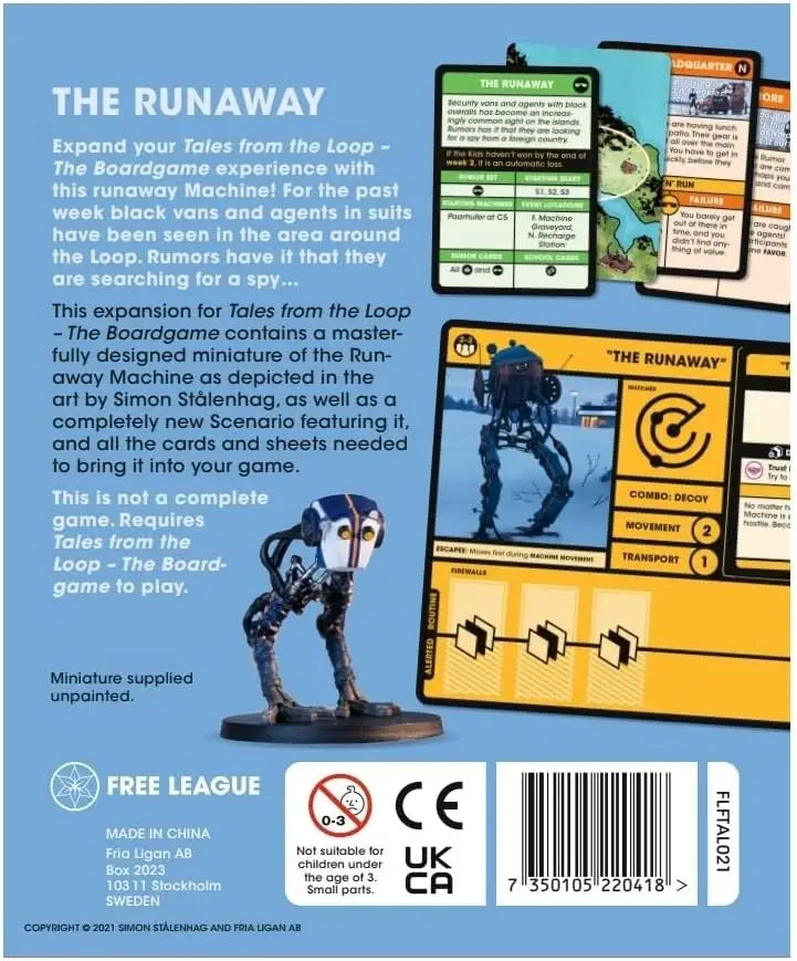 Tales from the Loop: The Board game – The Runaway (EN) - Fria Ligan - Board Games