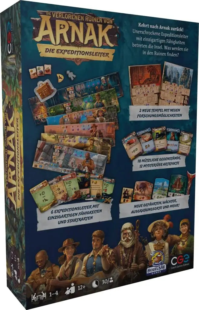 Die verlorenen Ruinen von Arnak: Die Expeditionsleiter (DE) - Czech Games Edition - Board Games