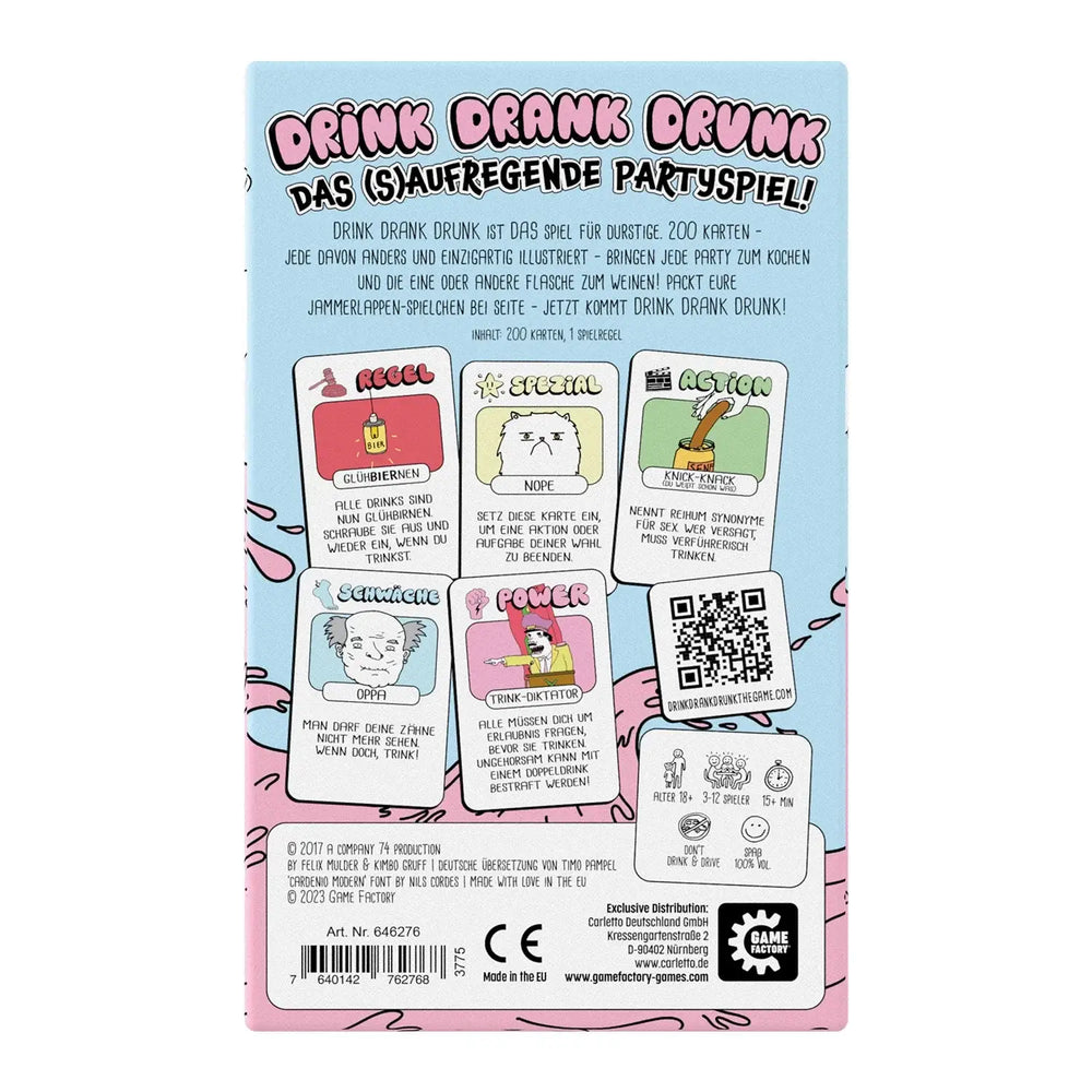 Drink Drank Drunk (DE) - Game Factory - Board Games
