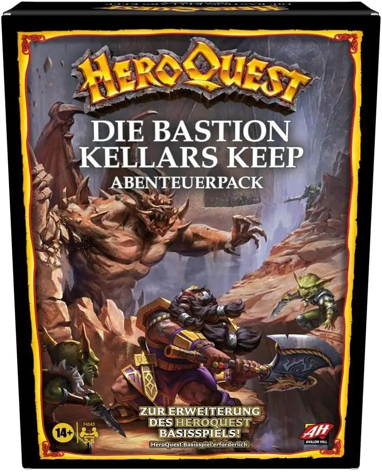 HeroQuest: Die Bastion Kellars Keep (DE) - Avalon Hill Games - Board Games