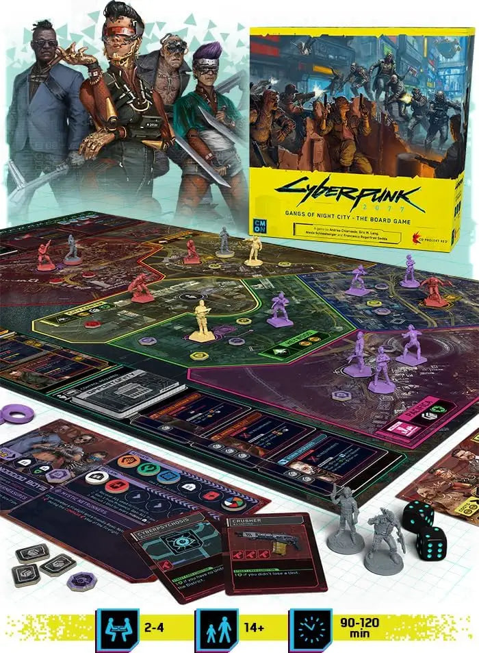 Cyberpunk 2077: Gangs of Night City - The Board Game (EN) - Cool Mini or Not - Board Games
