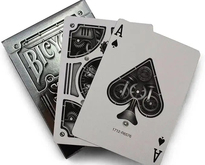Playing Cards: Bicycle - Steampunk - Silver - Carta Mundi - Card Games