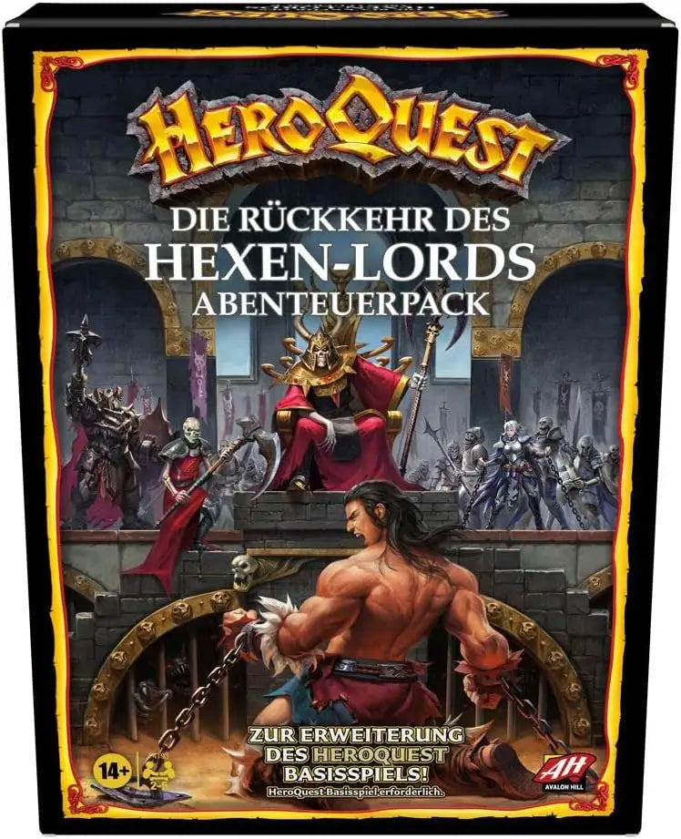 HeroQuest: Die Rückkehr des Hexen-Lords (DE) - Avalon Hill Games - Board Games