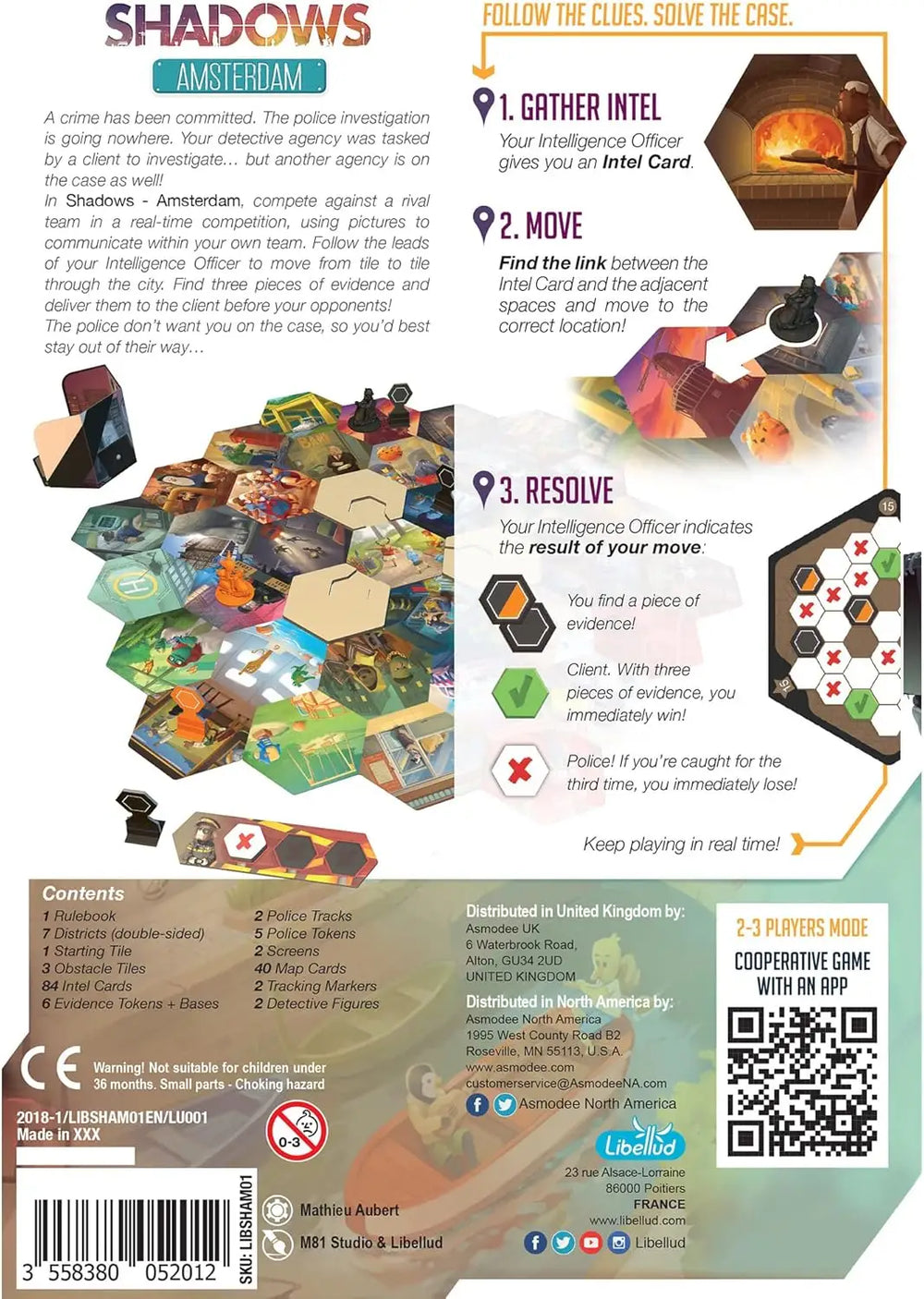 Shadows: Amsterdam (DE) - Libellud - Board Games