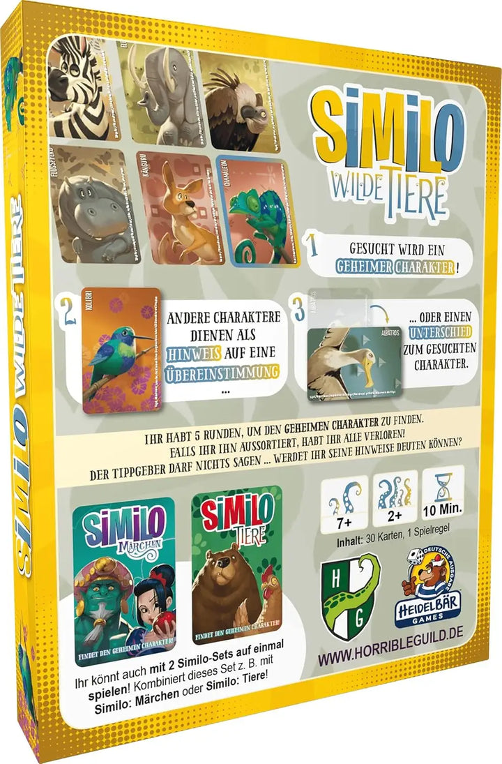 Similo: Wilde Tiere (DE) - Horrible Guild - Board Games