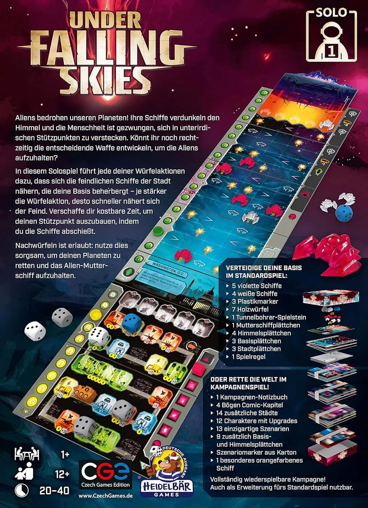 Under Falling Skies (DE) - Czech Games Edition - Board Games