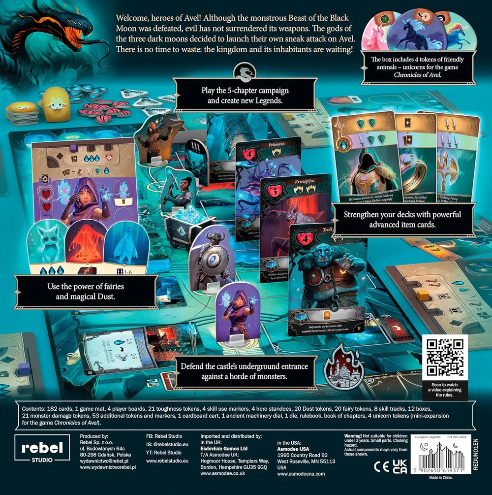 Dungeon Legends (EN) - Rebel - Board Games
