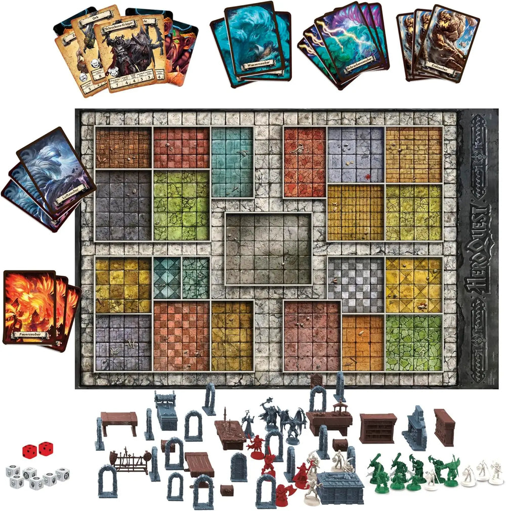 HeroQuest: Bassisspiel (DE) - Avalon Hill Games - Board Games